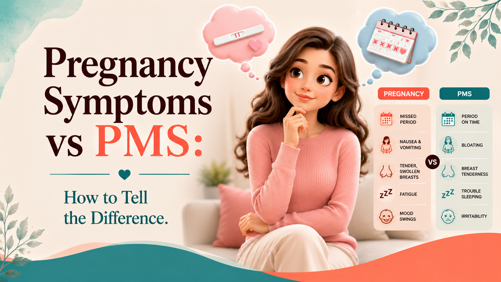 Pregnancy Symptoms vs PMS: How to Tell the Difference